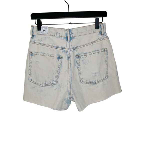 PacSun Jean Shorts Women's 27 Icon Acid Distressed Cut Off High Rise Button Fly - Picture 5 of 7